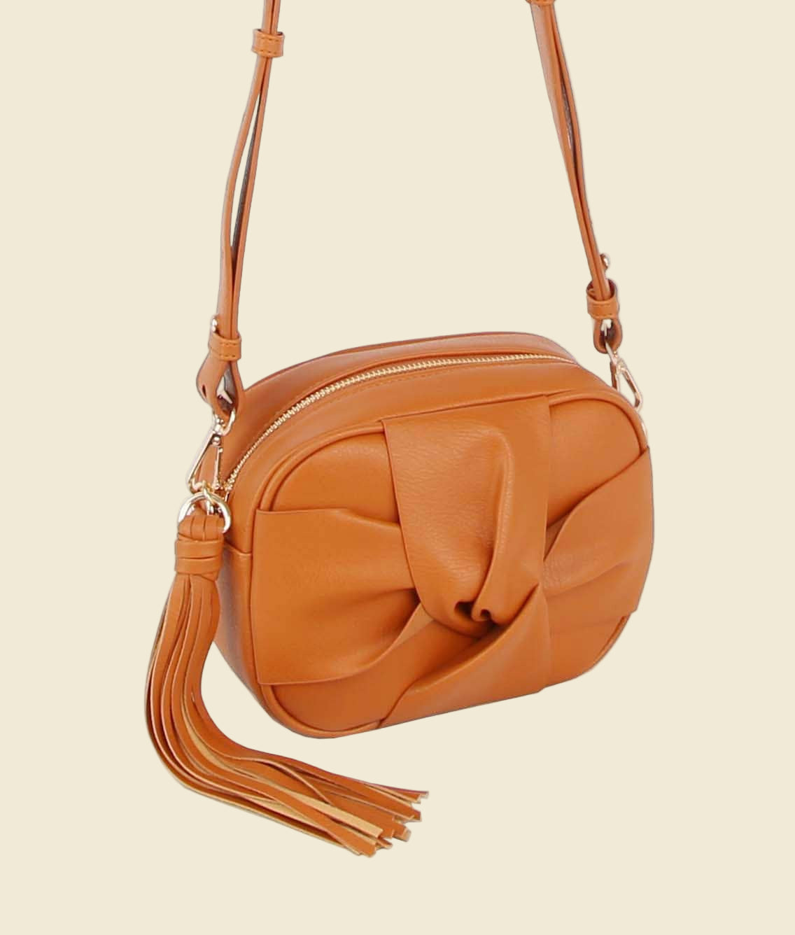 Front Knot Crossbody Purse | Brown
