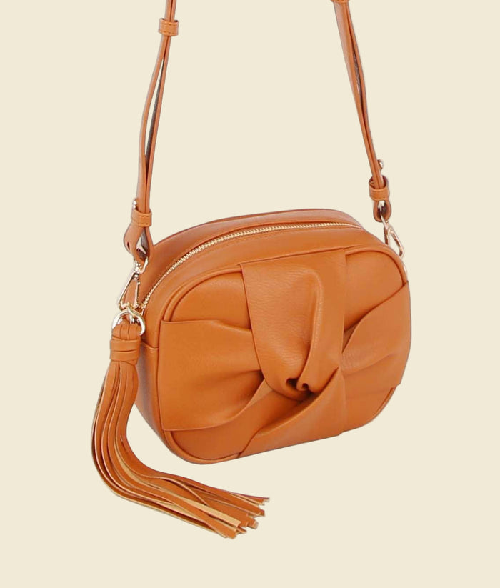 Front Knot Crossbody Purse | Brown