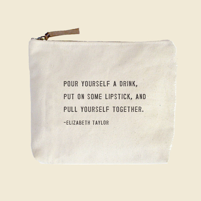 Pull Yourself Together Canvas Pouch