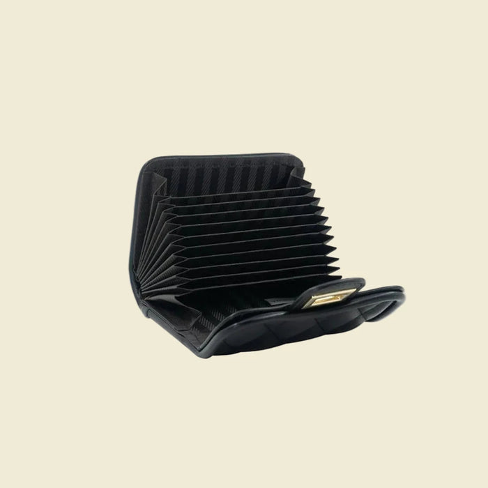 Accordion Card Holder | Black
