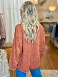 Dolman Sleeve Drawstring Sweatshirt
