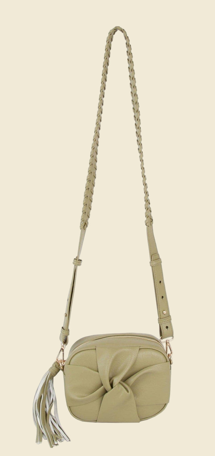 Front Knot Crossbody Purse | Sage