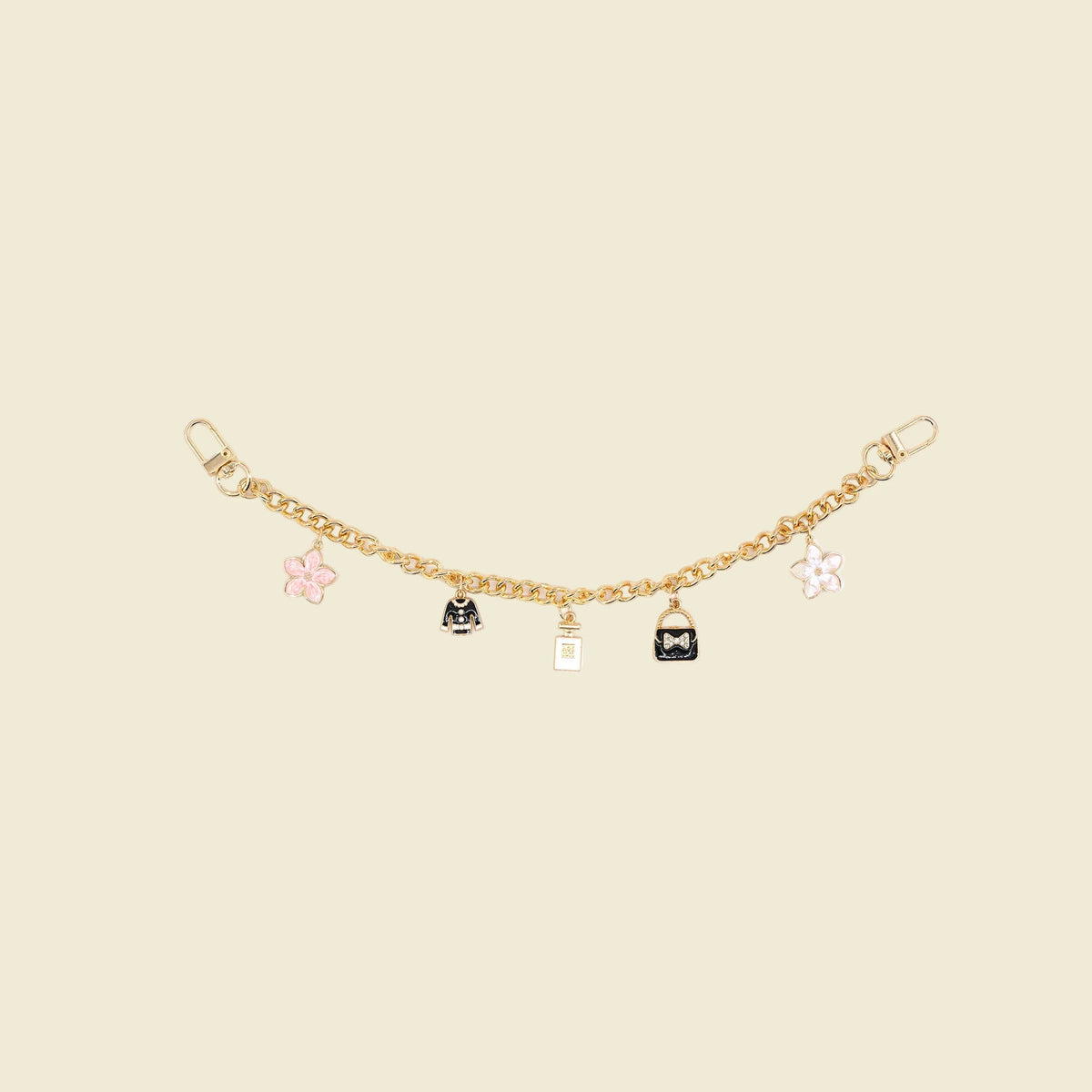 Flower + Accessories Bag Charm