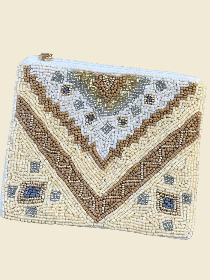 Geometric Boho Coin Pouch