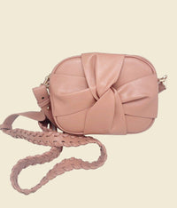 Front Knot Crossbody Purse | Blush