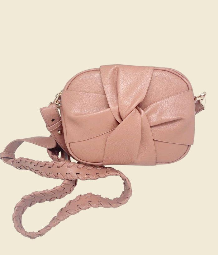 Front Knot Crossbody Purse | Blush