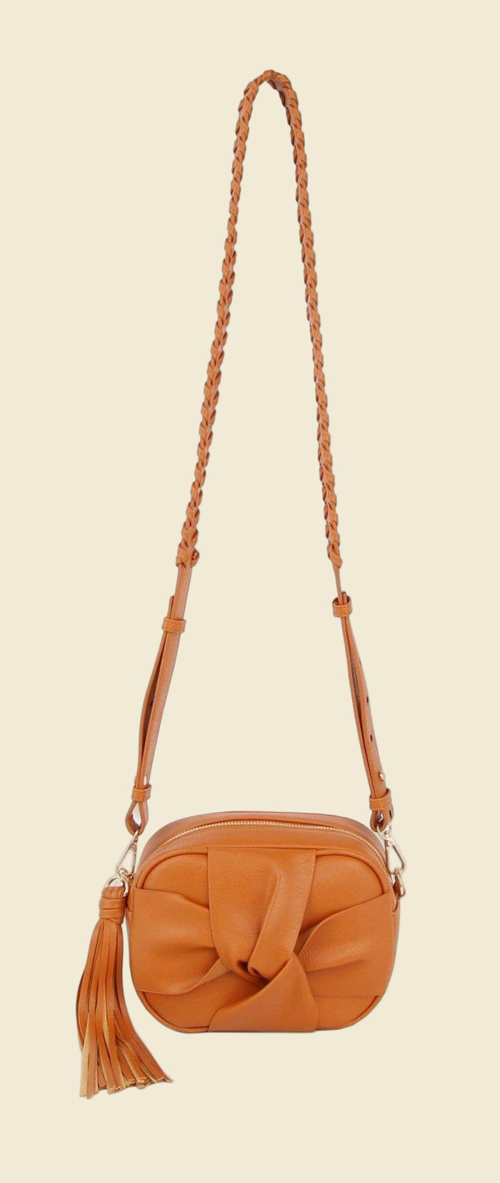 Front Knot Crossbody Purse | Brown