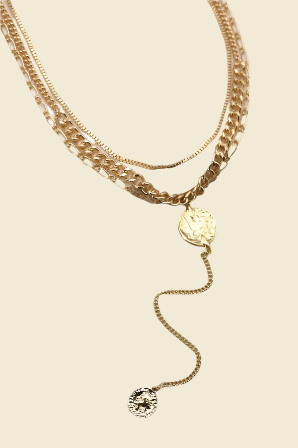 Multi Chain Coin Necklace