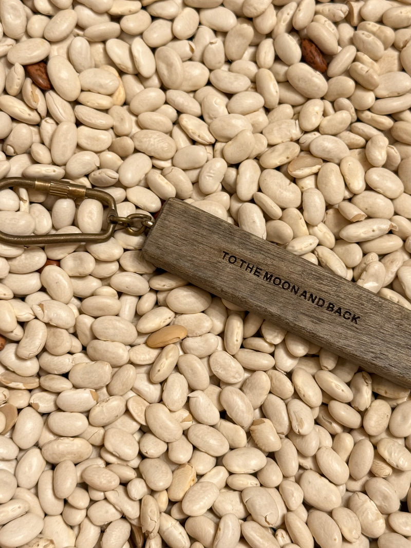 Wooden Quote Keychain