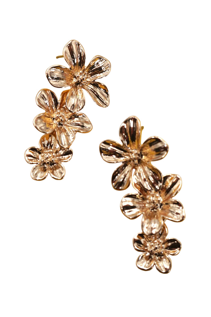 Flower Drop Earrings