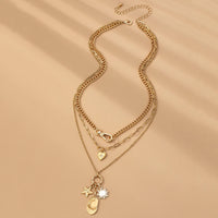 Star + Moon Charm Necklace
