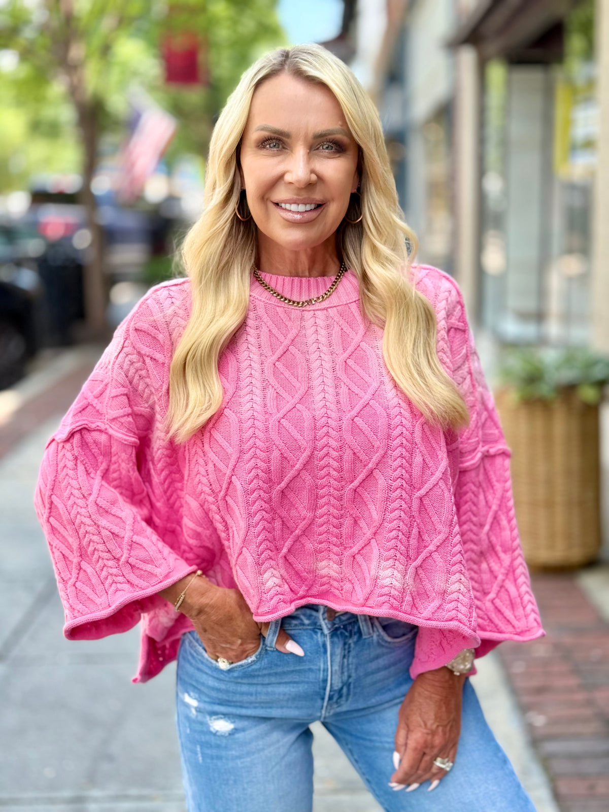 Ombre Sweater Top
