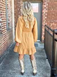 Textured Cutout Dress