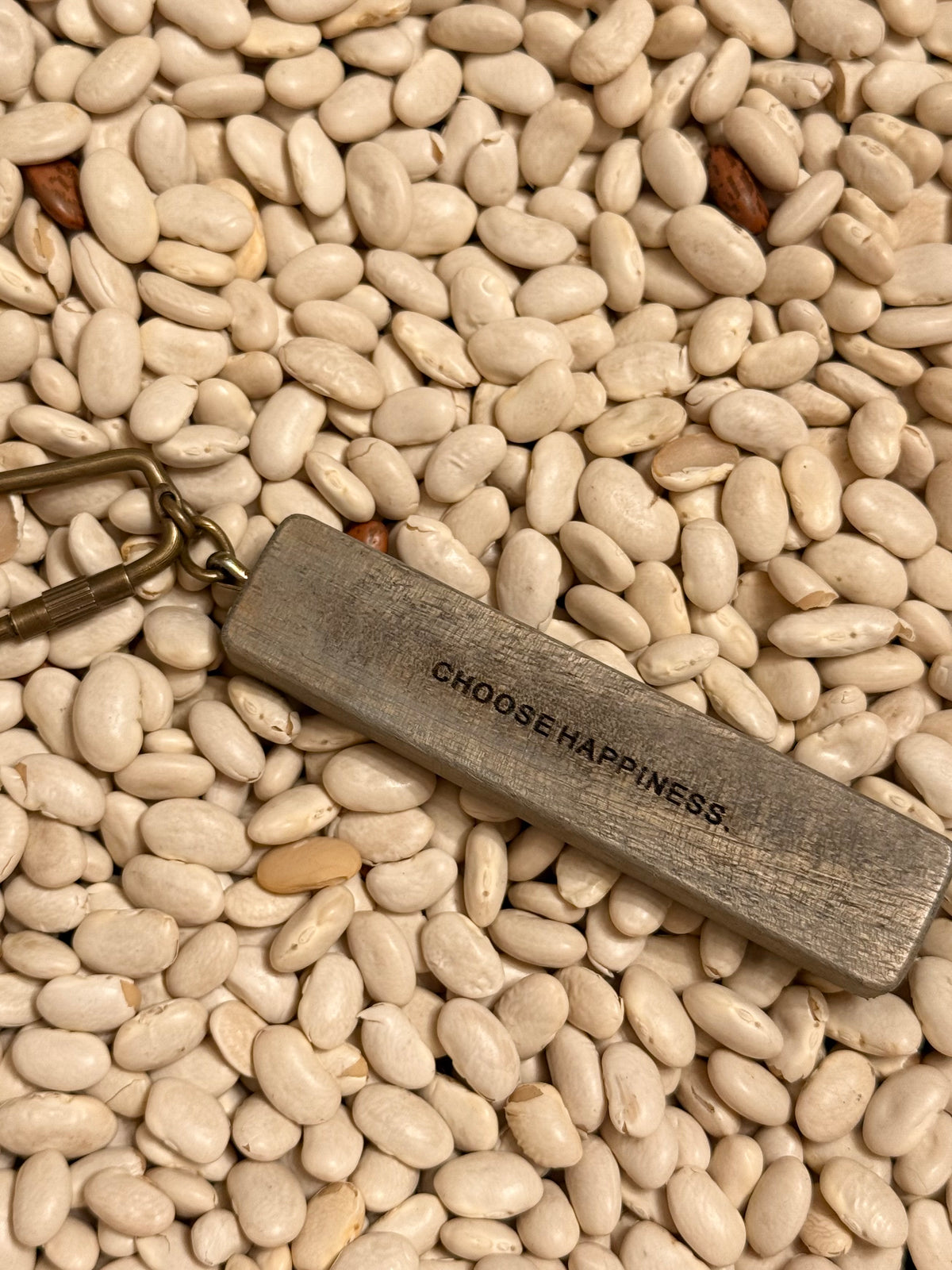 Wooden Quote Keychain