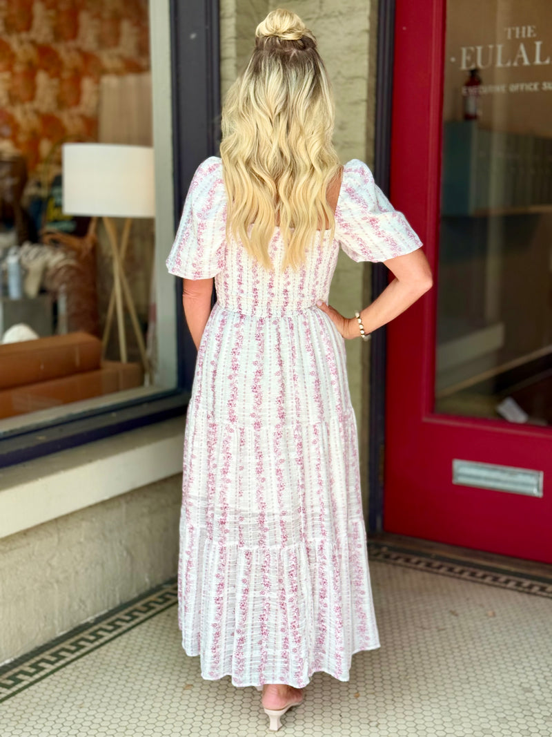 Ditsy Floral Smocked Dress