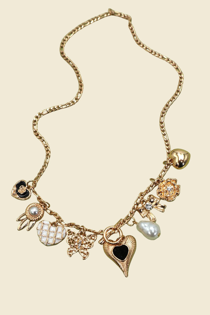 Heart + Pearl Necklace