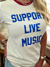 Support Live Music Tee