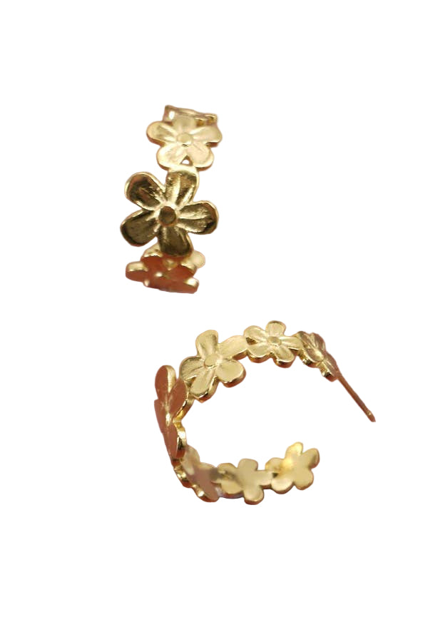 Flower Pattern Hoops