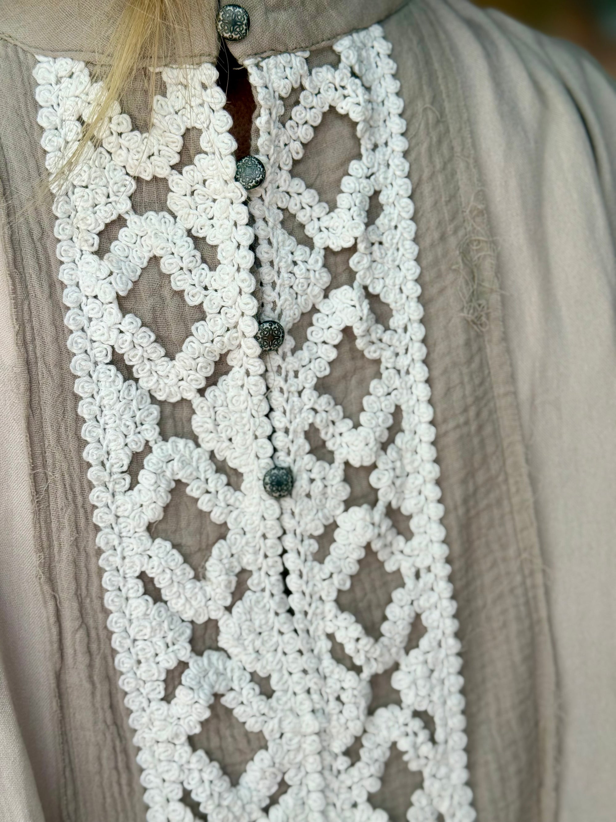 Sleeveless Crochet Detailed Top