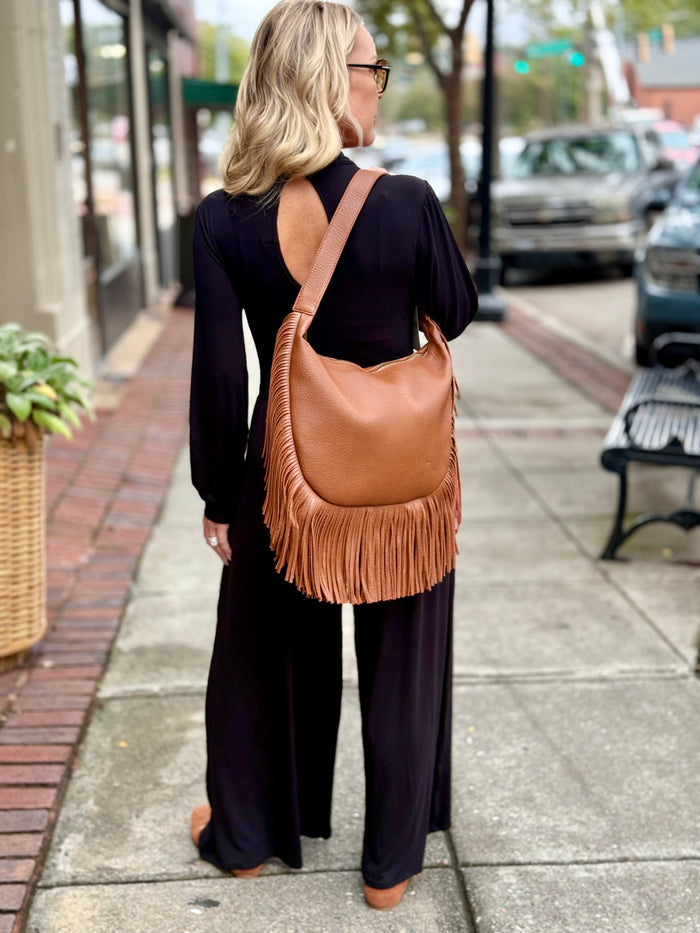 Mock Neck Wide Leg Jumpsuit