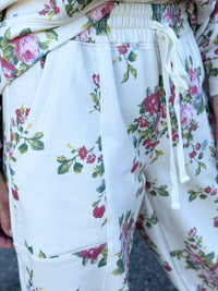 Floral Print Jogger Pants