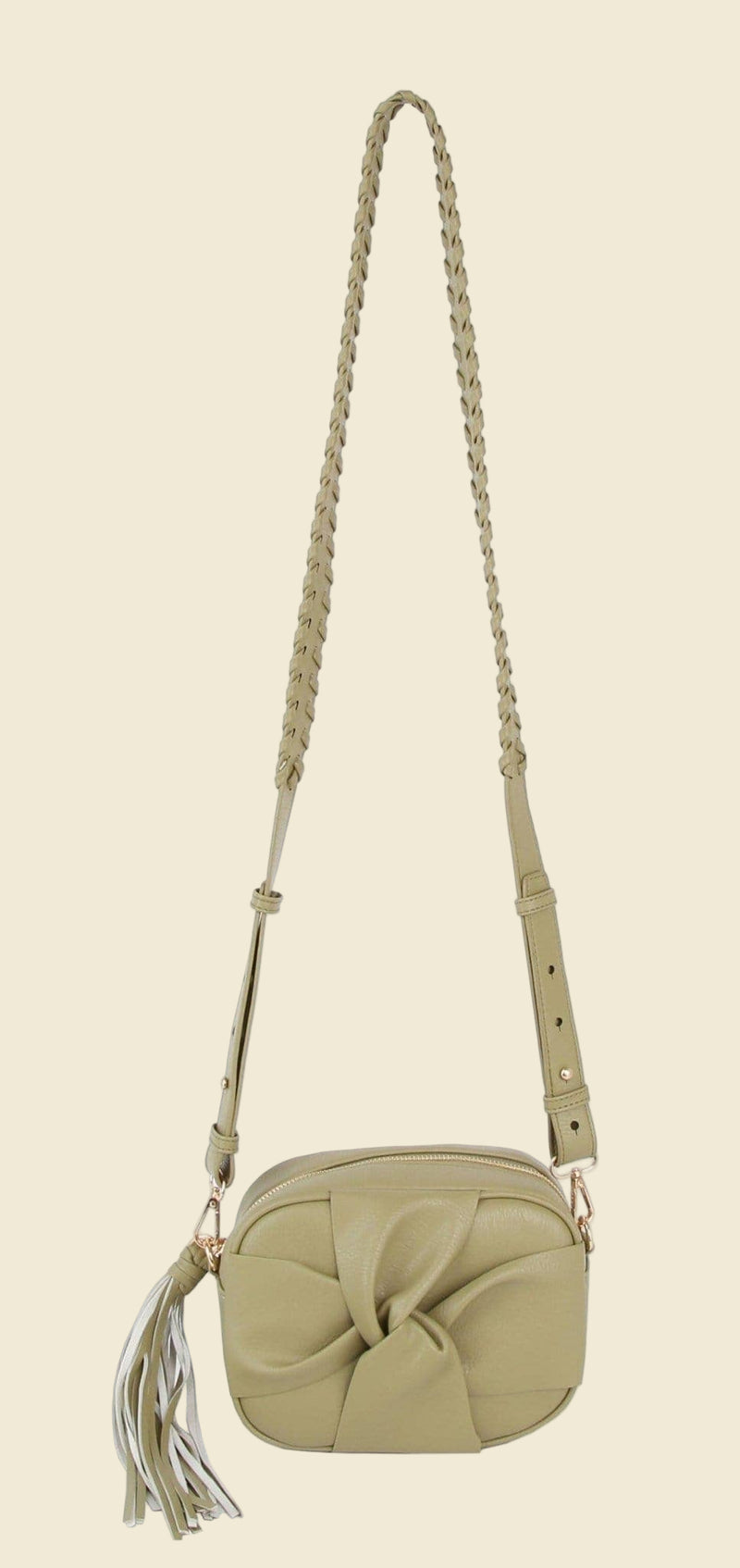 Front Knot Crossbody Purse | Sage