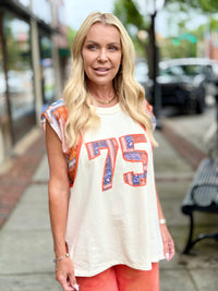 Patchwork Raglan Top