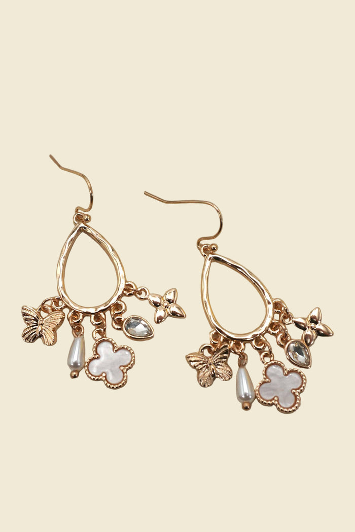 Clover Multi Charm Earrings