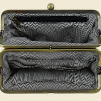 Faux Suede Clutch | Black