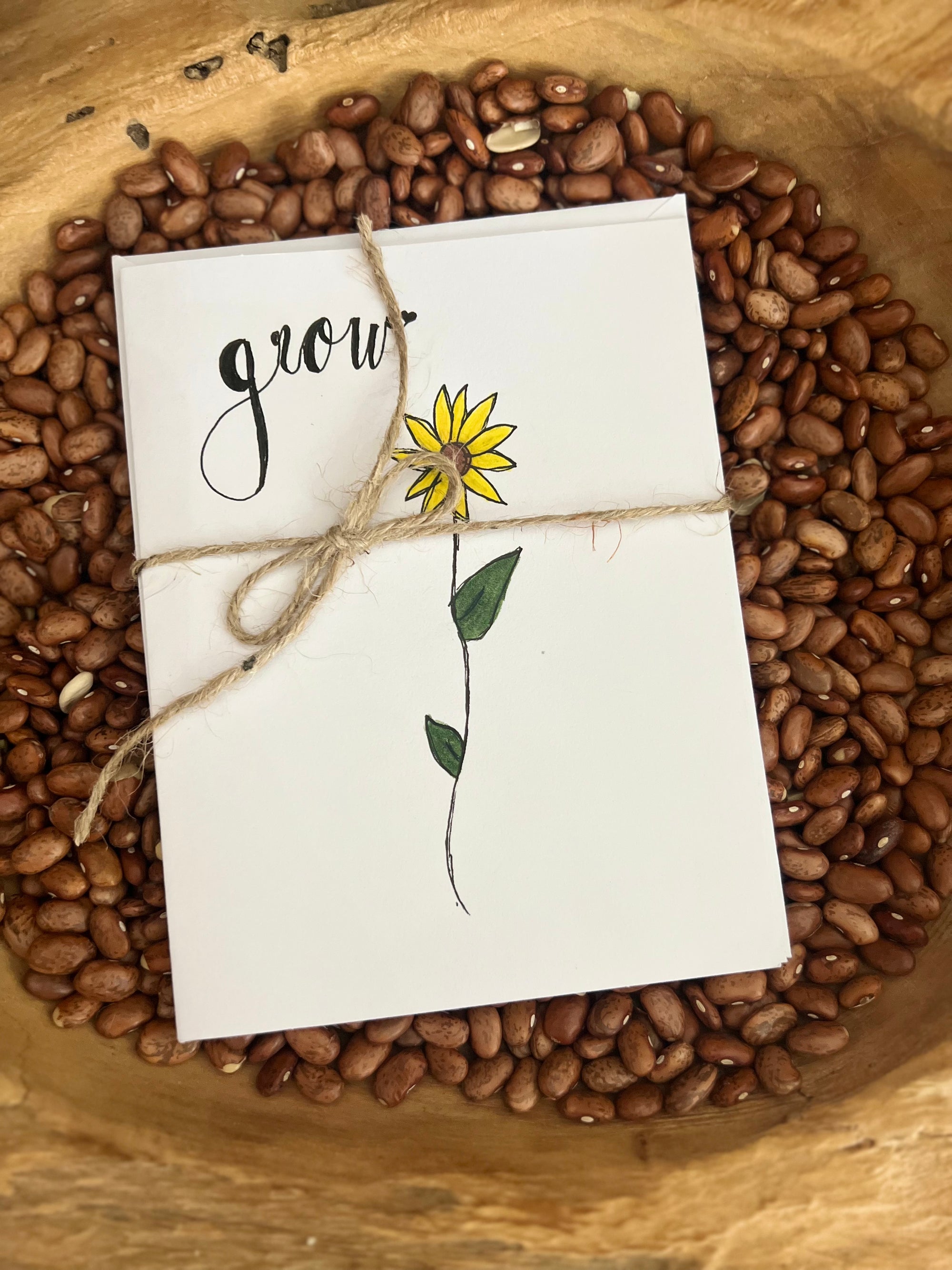 Sunflower Grow Greeting Card