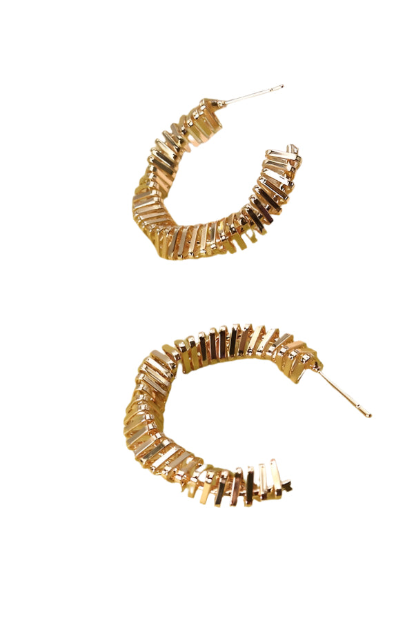 Twisted Hoop Earrings