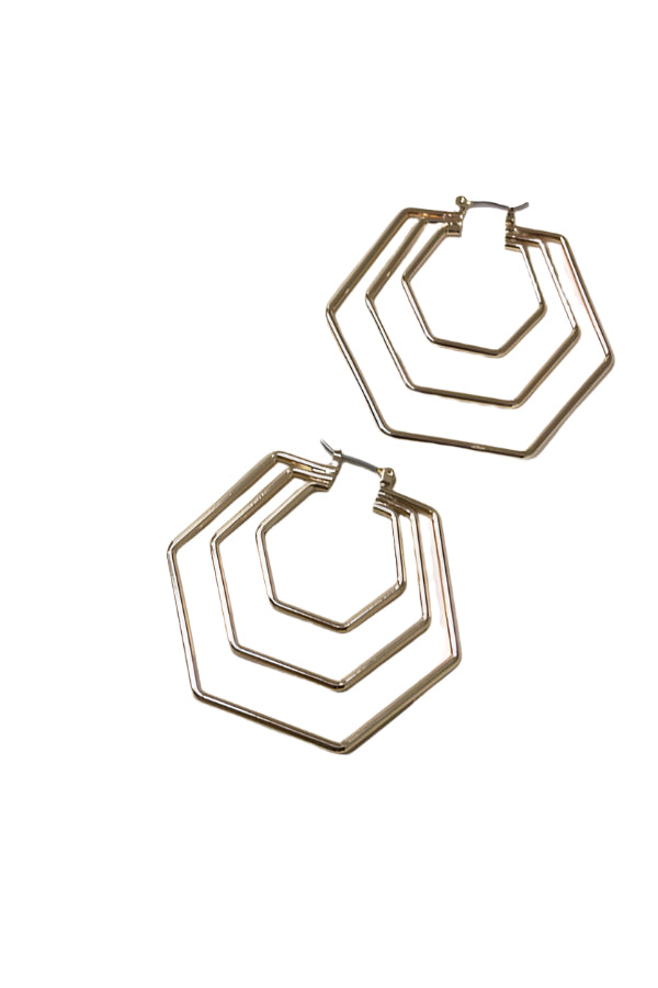 Triple Hexagon Hoops