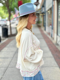 Floral Love Patch Top