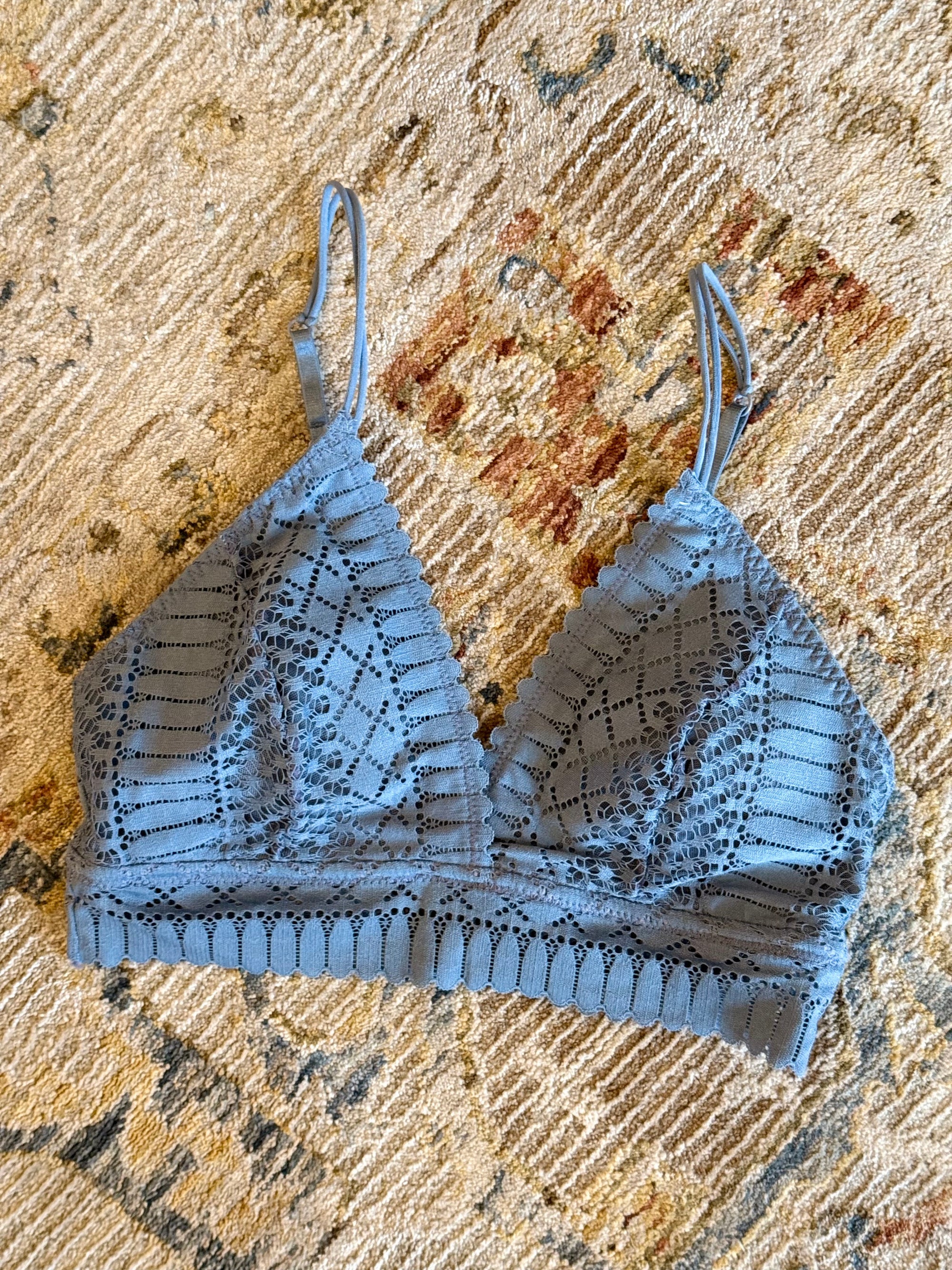 Full Lace Bralette | Slate