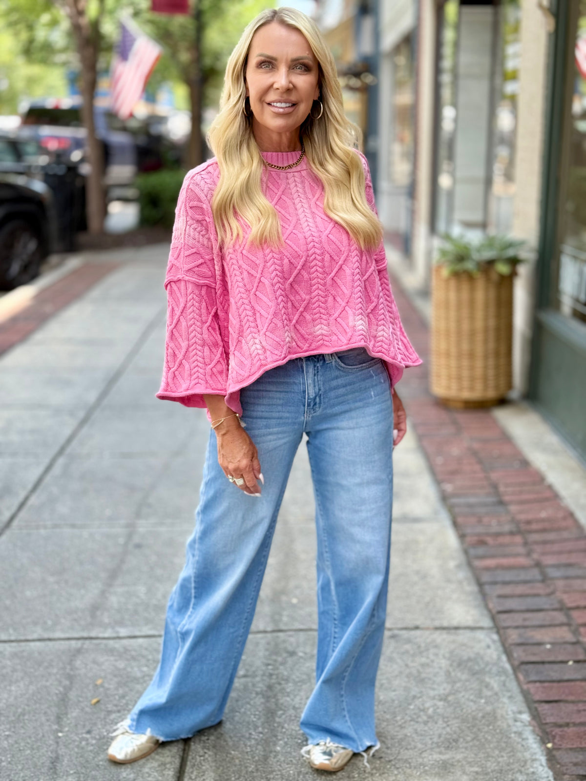 Ombre Sweater Top