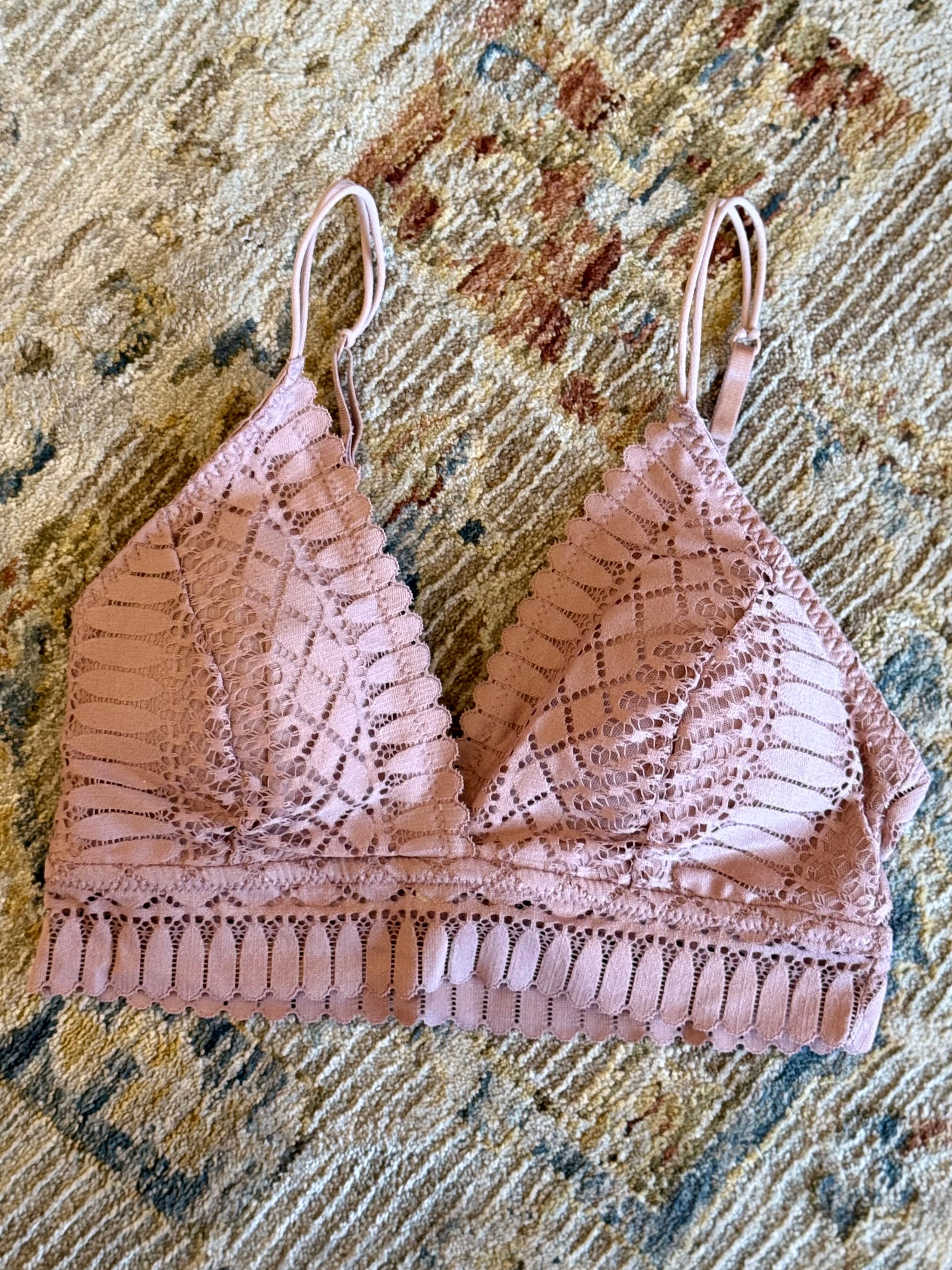 Full Lace Bralette | Blush