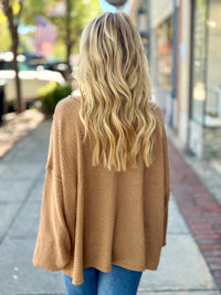 Textured Balloon Sleeve Top