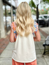 Patchwork Raglan Top