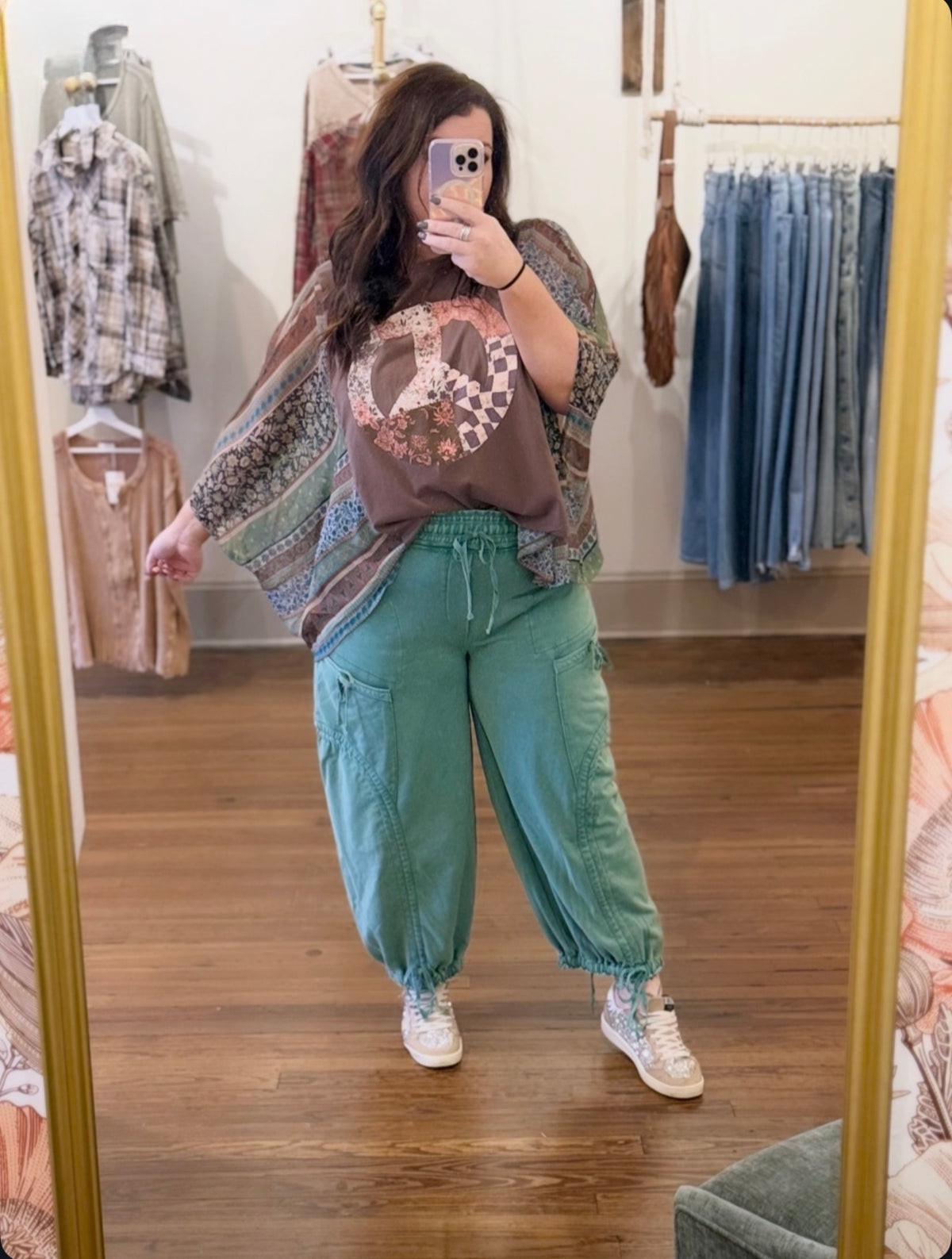 Cinched Drawstring Jogger Pants