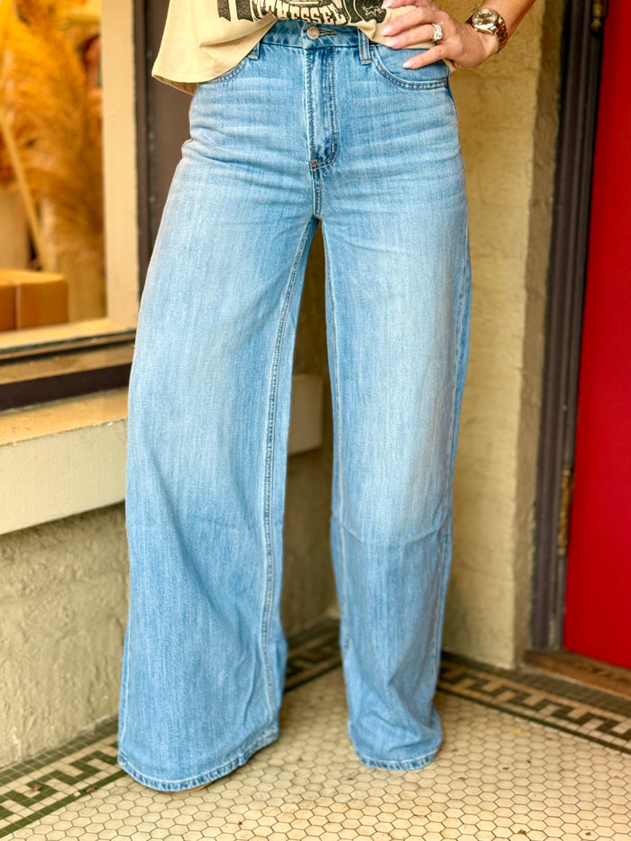 Super High Rise Wide Leg Jeans