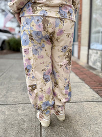 Floral Print Jogger Pants
