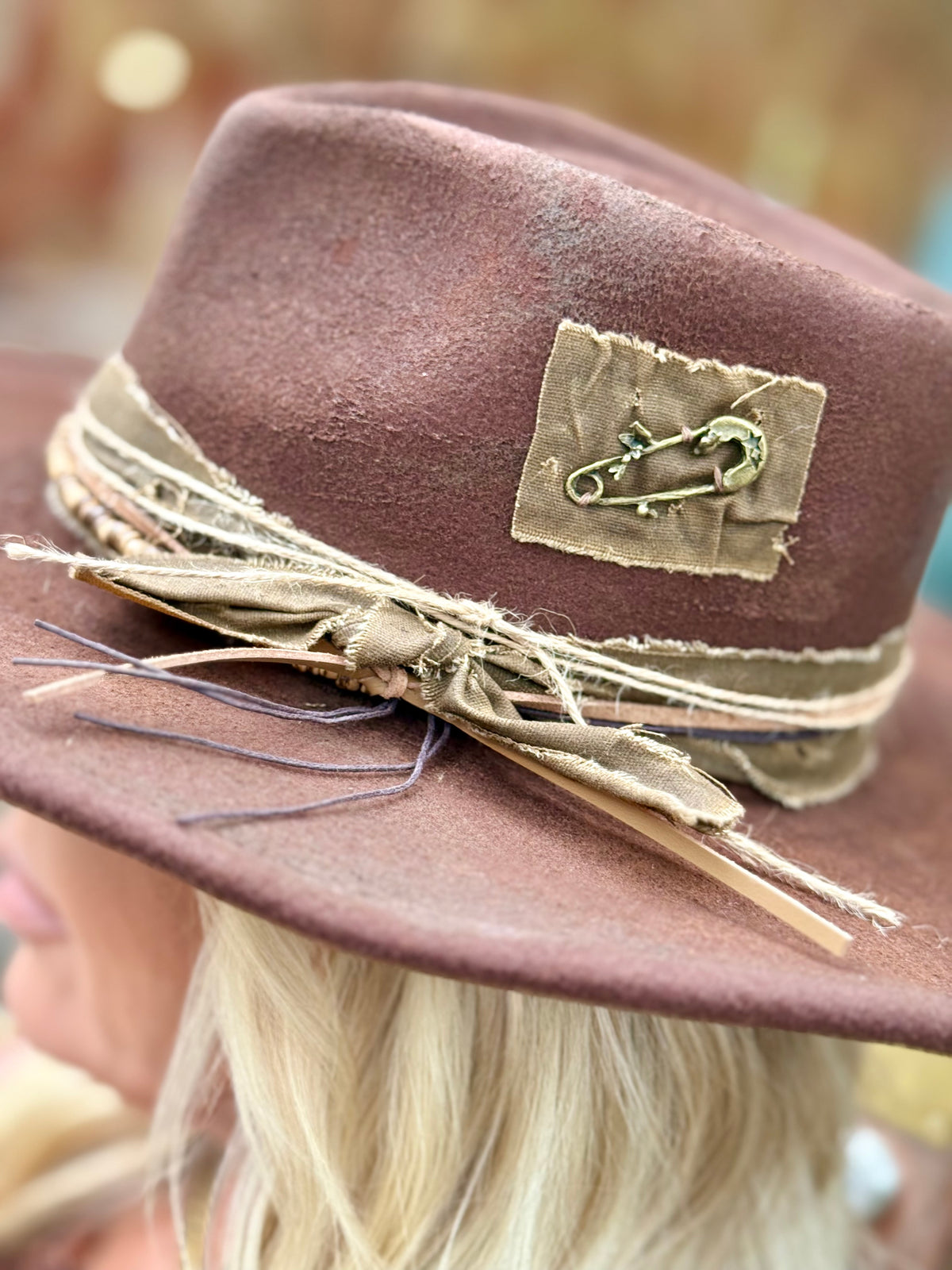 Rustic Multi Strap Hat