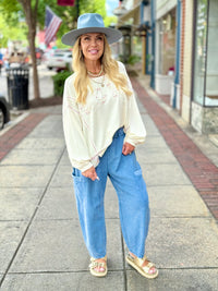 Floral Love Patch Top