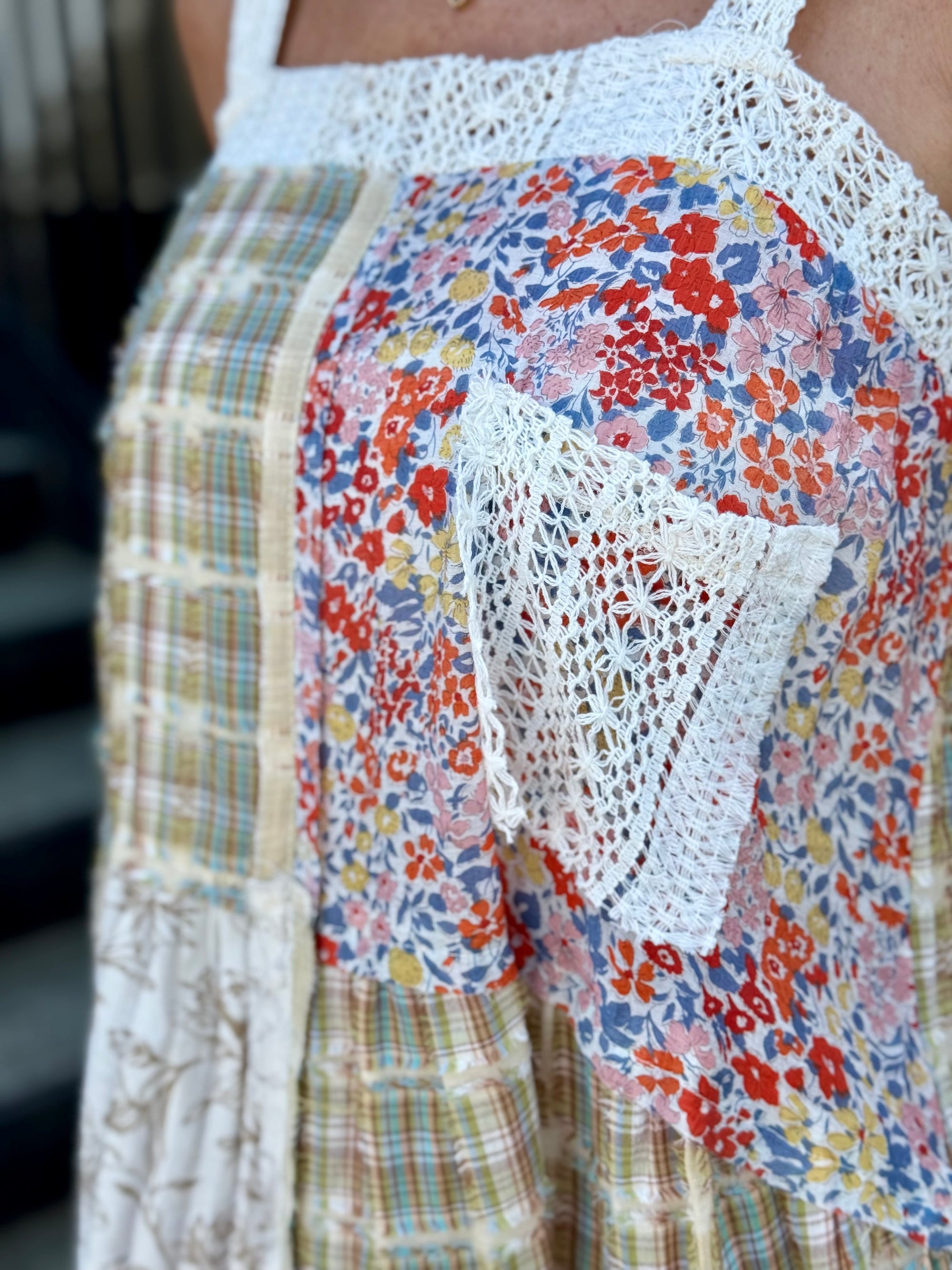 Colorblock Patchwork Dress