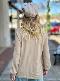 Oversized Henley Top
