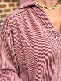 Ribbed Bubble Top