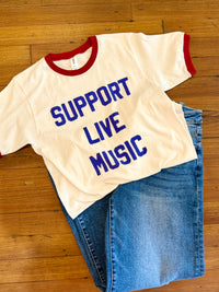 Support Live Music Tee