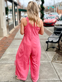 Ruched Wide Leg Jumpsuit