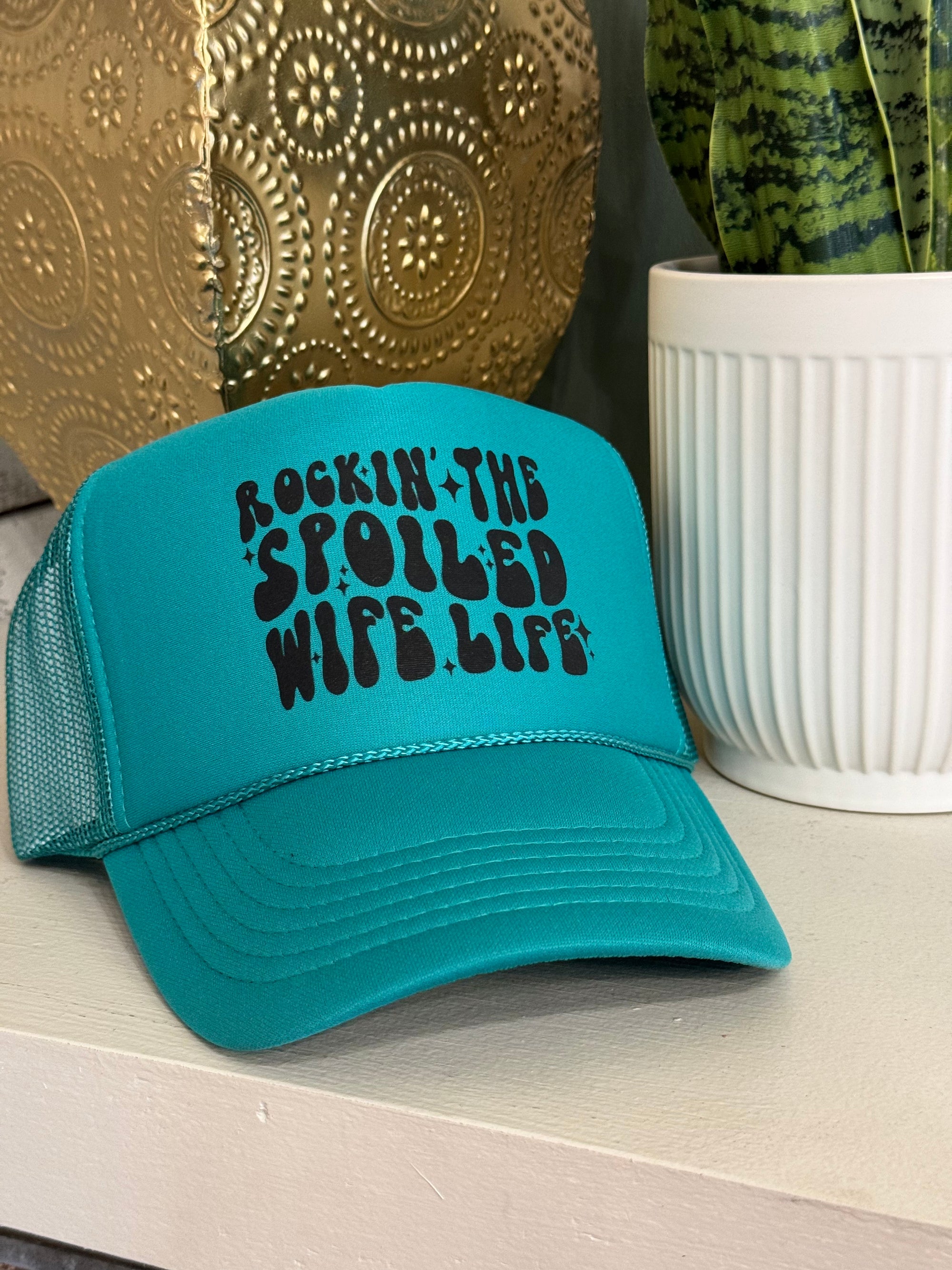 Spoiled Wife Life Trucker Hat