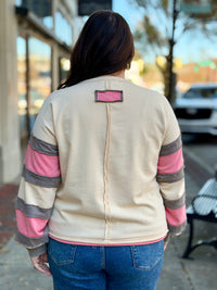 Oversized Flower Patch Top